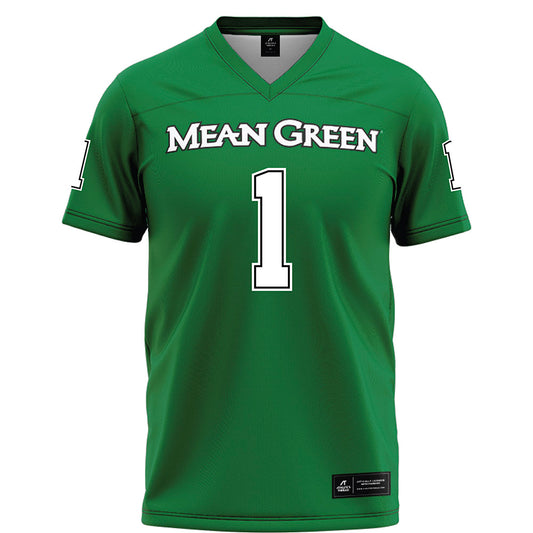 North Texas - NCAA Football : Miles Coleman - Green Football Jersey-0