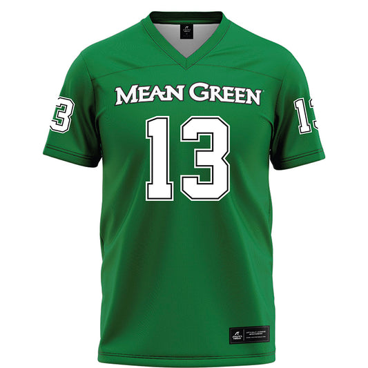 North Texas - NCAA Football : Miles Coleman - Green Football Jersey