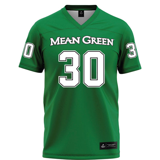 North Texas - NCAA Football : Ashton Gray - Green Football Jersey