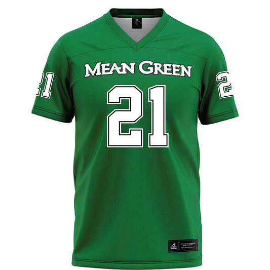 North Texas - NCAA Football : Jaydon Smith - Green Football Jersey-0