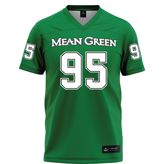 North Texas - NCAA Football : Rudy Vargas - Green Football Jersey-0