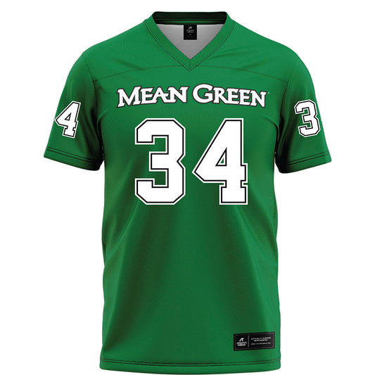 North Texas - NCAA Football : Lane Stewart - Green Football Jersey