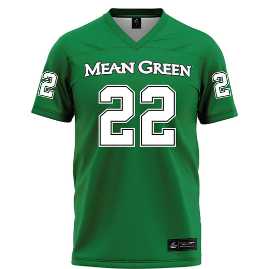North Texas - NCAA Football : Landon Sides - Green Football Jersey