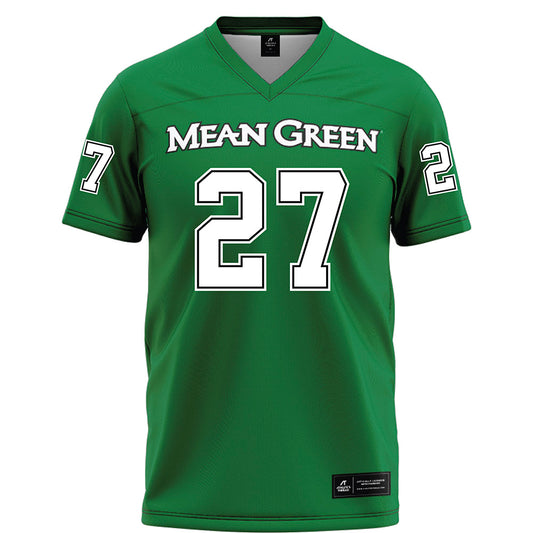 North Texas - NCAA Football : Wyatt Young - Green Football Jersey