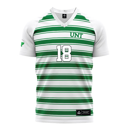 North Texas - NCAA Women's Soccer : Peyton Renfro - White Stripe Soccer Jersey-0