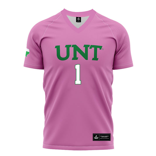 North Texas - NCAA Women's Soccer : Marihicks Bishop - Pink Soccer Jersey-0