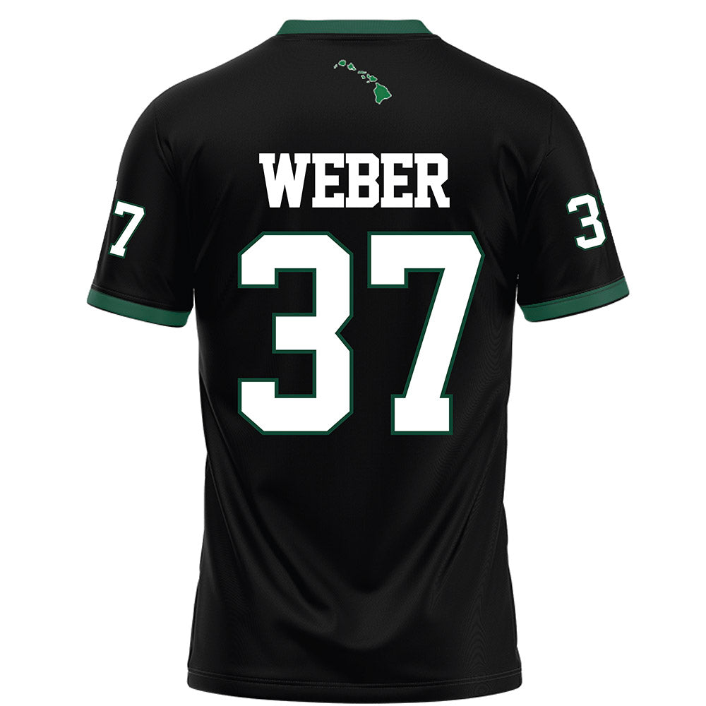 Hawaii - NCAA Football : Riis Weber - Football Jersey