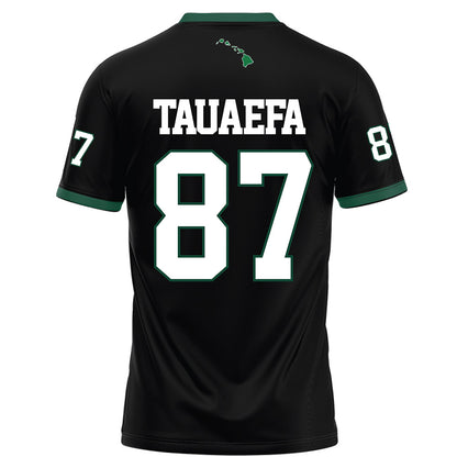 Hawaii - NCAA Football : Devon Tauaefa - Black Football Jersey-1