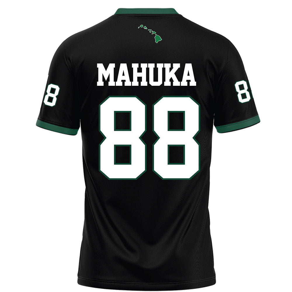 Hawaii - NCAA Football : Kayde Mahuka - Football Jersey