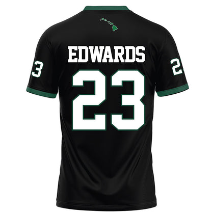 Hawaii - NCAA Football : Virdel Edwards - Black Football Jersey-1