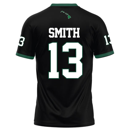 Hawaii - NCAA Football : Jalen Smith - Black Football Jersey-1