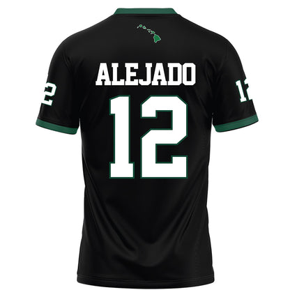 Hawaii - NCAA Football : Micah Alejado - Black Football Jersey-1