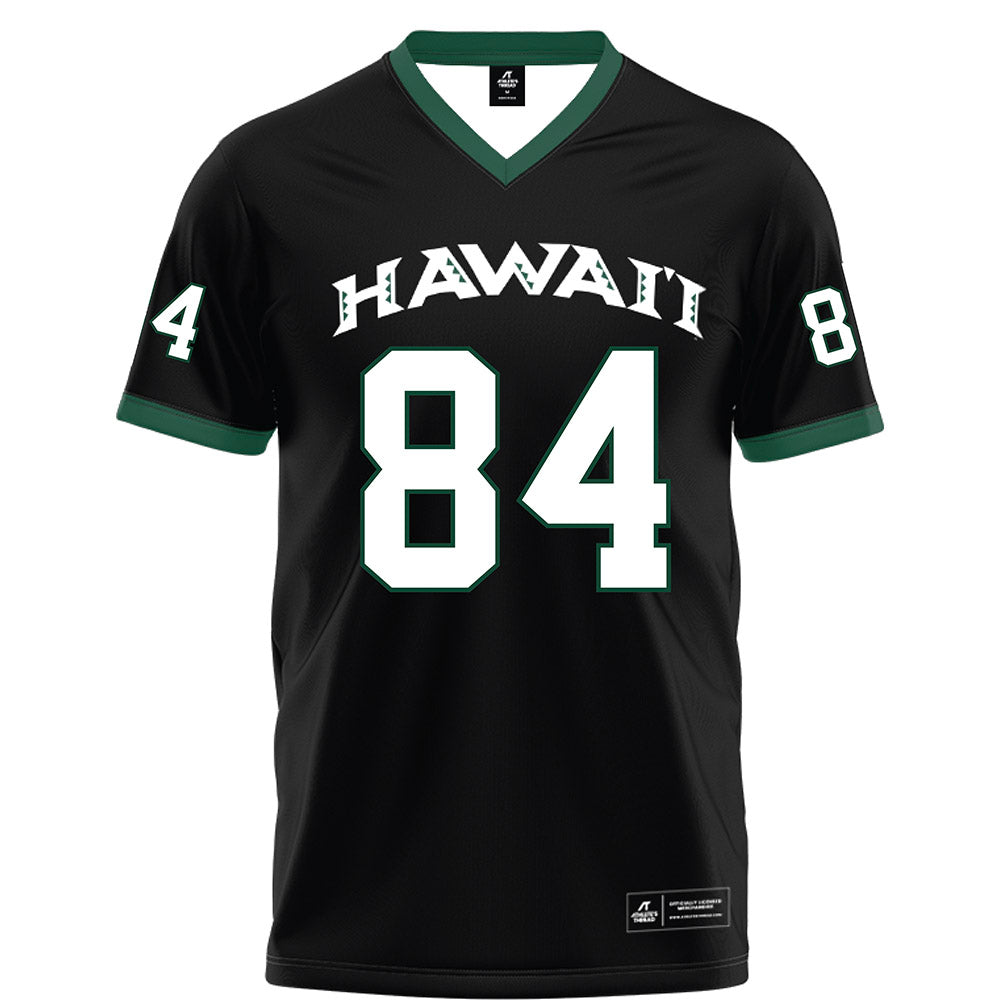 Hawaii - NCAA Football : Jarvis Heimuli - Black Football Jersey-0