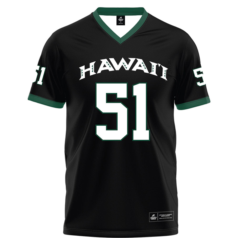 Hawaii - NCAA Football : LesterLaisene Lagafuaina - Football Jersey