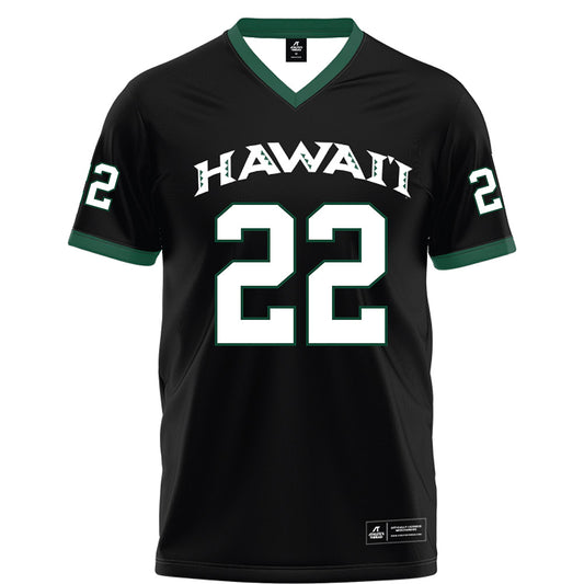 Hawaii - NCAA Football : Ezekiel Rodrigues - Black Football Jersey-0