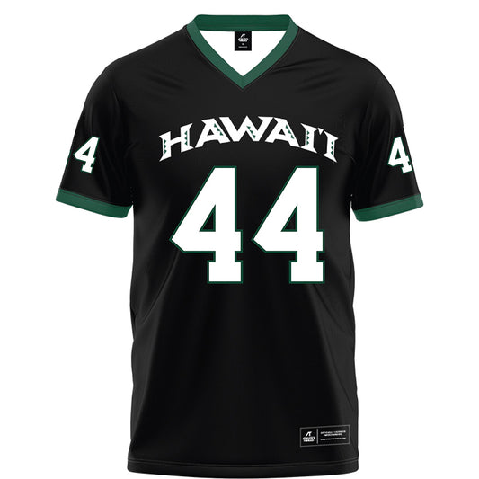 Hawaii - NCAA Football : aiden mccomber - Black Football Jersey-0