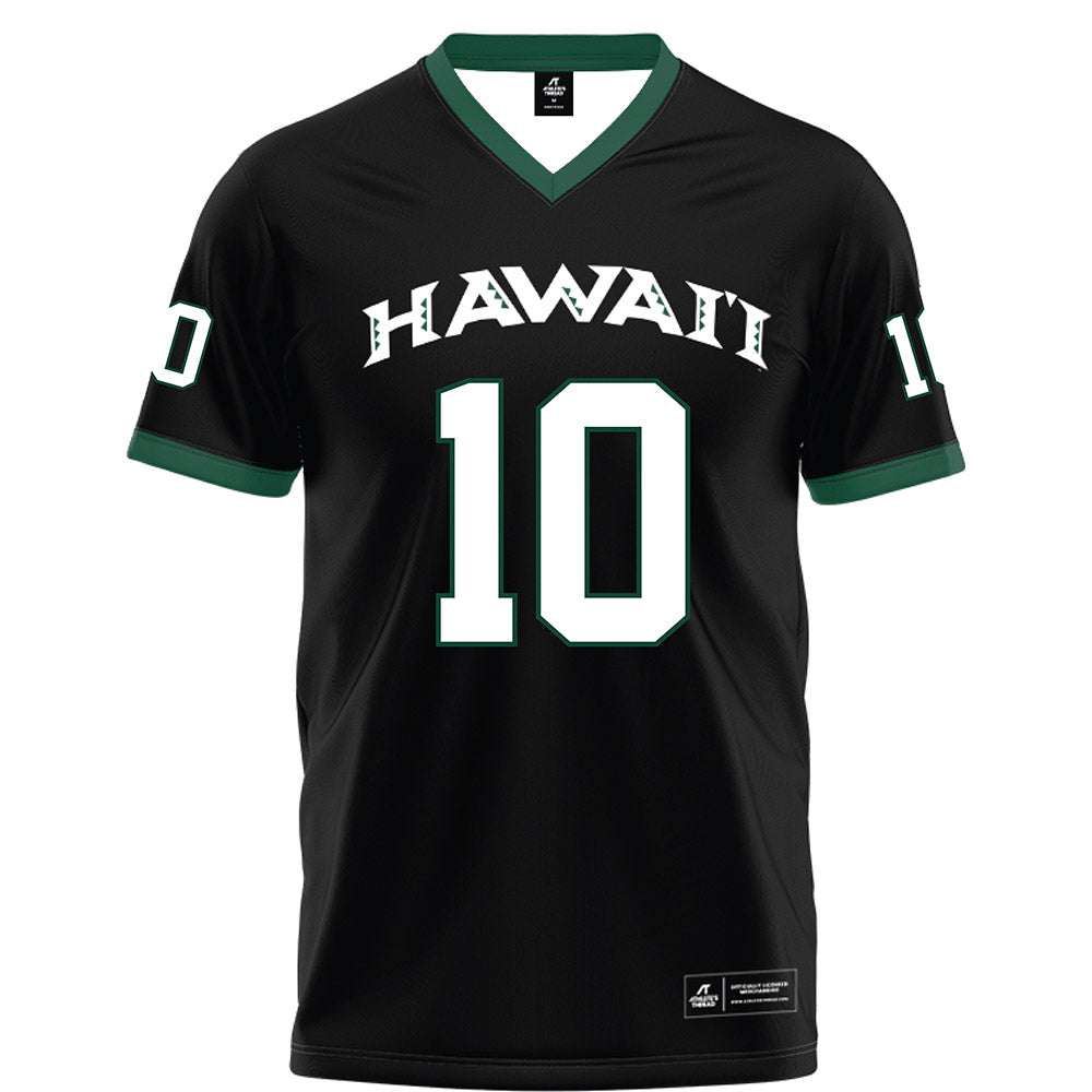 Hawaii - NCAA Football : Patrick Hisatake - Football Jersey