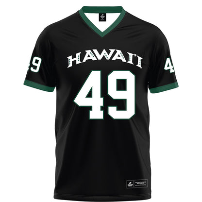 Hawaii - NCAA Football : Dennis Tadio - Football Jersey