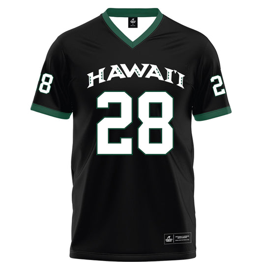 Hawaii - NCAA Football : Vaifanua Peko - Black Football Jersey-0
