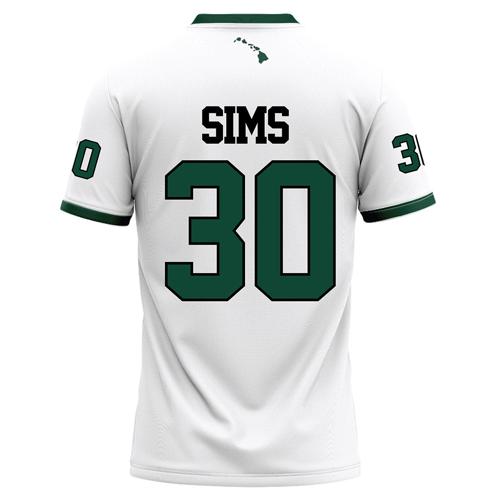 Hawaii - NCAA Football : Landon Sims - Football Jersey