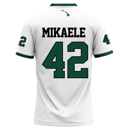 Hawaii - NCAA Football : Sitani Mikaele - White Football Jersey-1