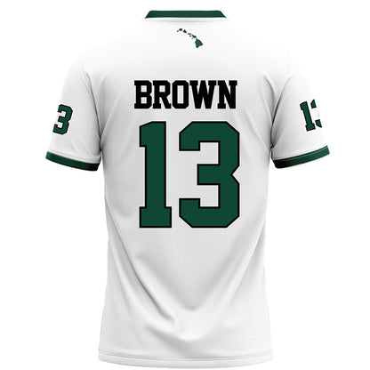 Hawaii - NCAA Football : Cbo Brown - Football Jersey