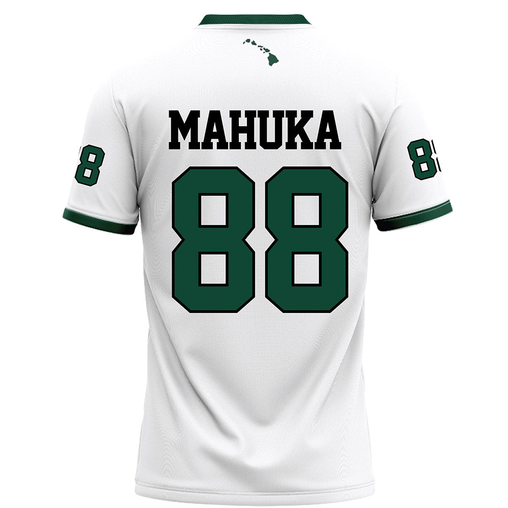 Hawaii - NCAA Football : Kayde Mahuka - Football Jersey