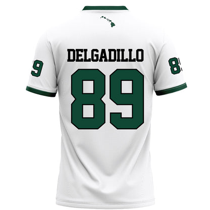 Hawaii - NCAA Football : Nick Delgadillo - White Football Jersey-1