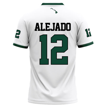Hawaii - NCAA Football : Micah Alejado - White Football Jersey-1