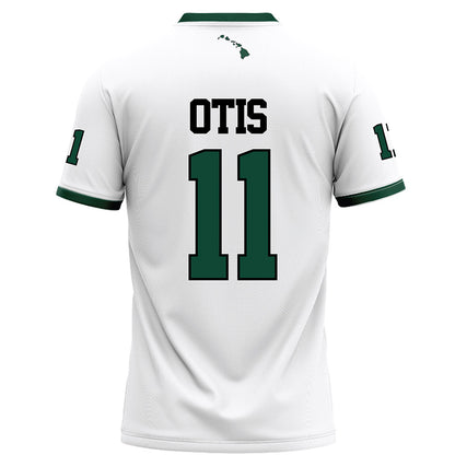 Hawaii - NCAA Football : Jamih Otis - White Football Jersey-1