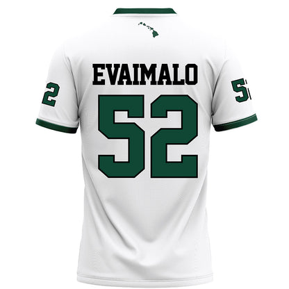 Hawaii - NCAA Football : Ezra Evaimalo - Football Jersey