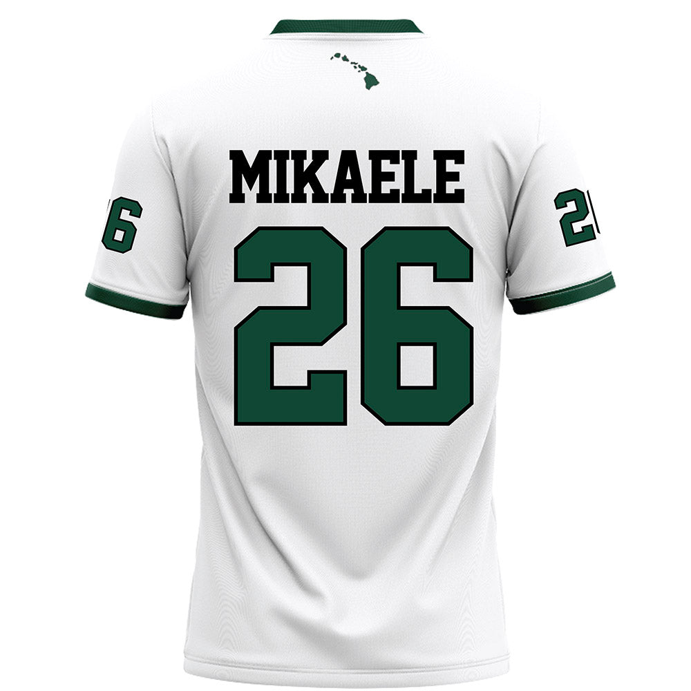 Hawaii - NCAA Football : Sitani Mikaele - White Football Jersey-1