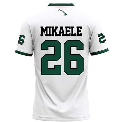 Hawaii - NCAA Football : Sitani Mikaele - White Football Jersey-1