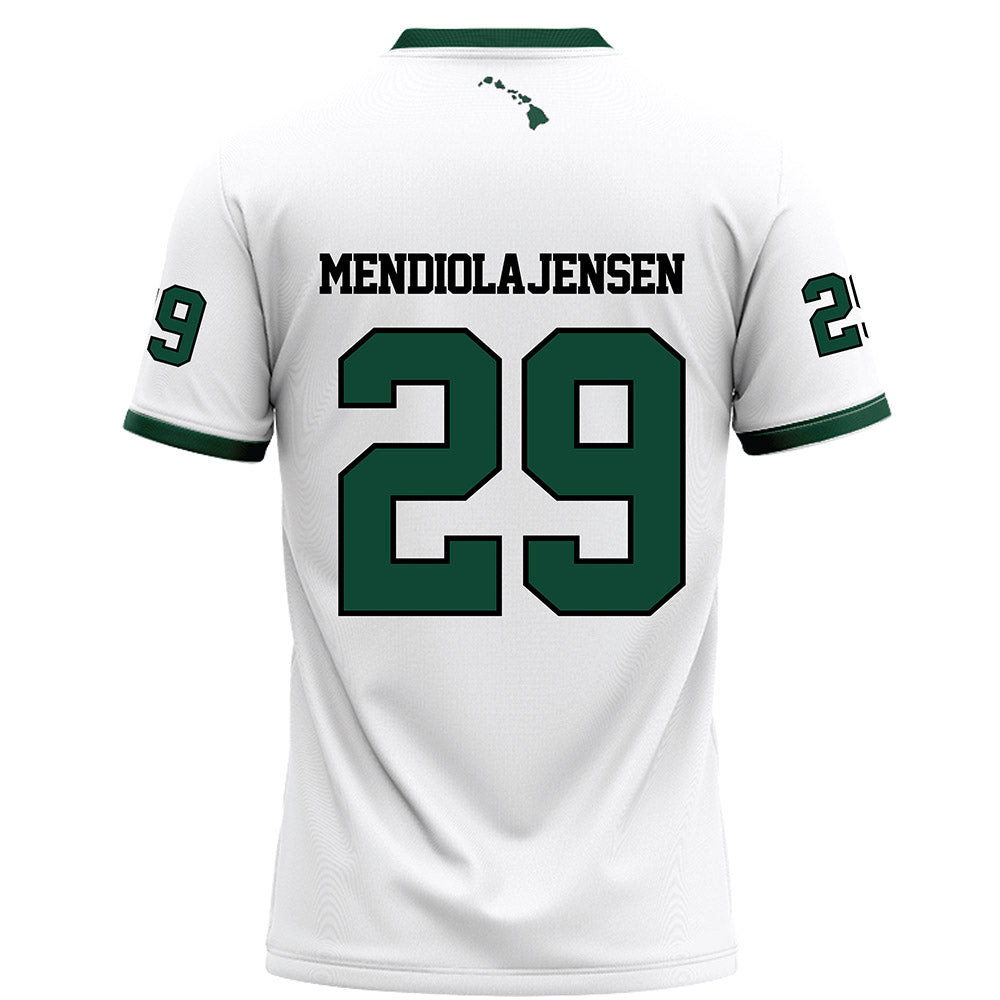 Hawaii - NCAA Football : Kilinahe Mendiola-Jensen - Football Jersey