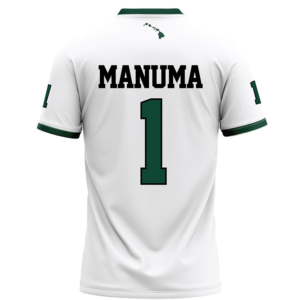 Hawaii - NCAA Football : Peter Manuma - Football Jersey