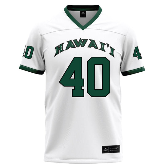 Hawaii - NCAA Football : Thiessen Wright - Football Jersey