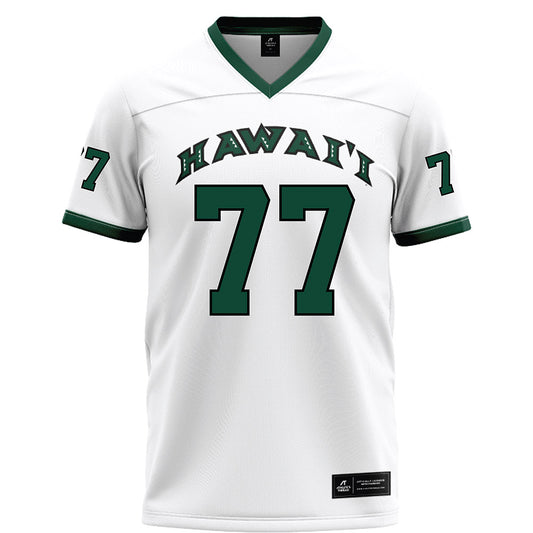 Hawaii - NCAA Football : Jamar Sekona - White Football Jersey-0