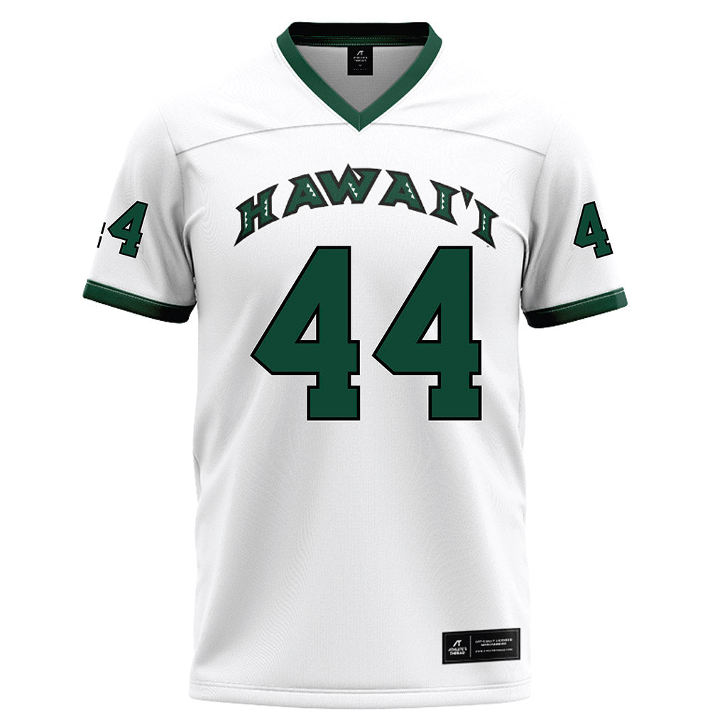 Hawaii - NCAA Football : aiden mccomber - White Football Jersey-0
