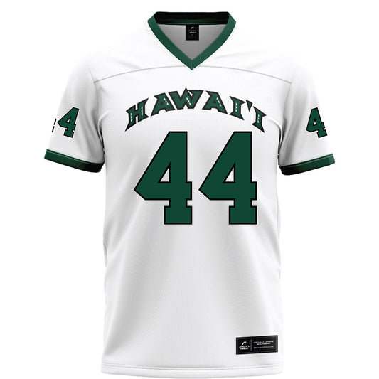 Hawaii - NCAA Football : aiden mccomber - White Football Jersey-0