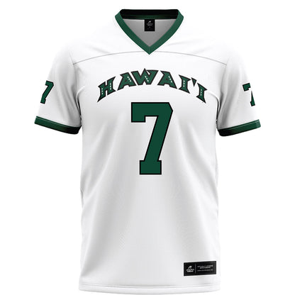 Hawaii - NCAA Football : Meki Pei - Football Jersey