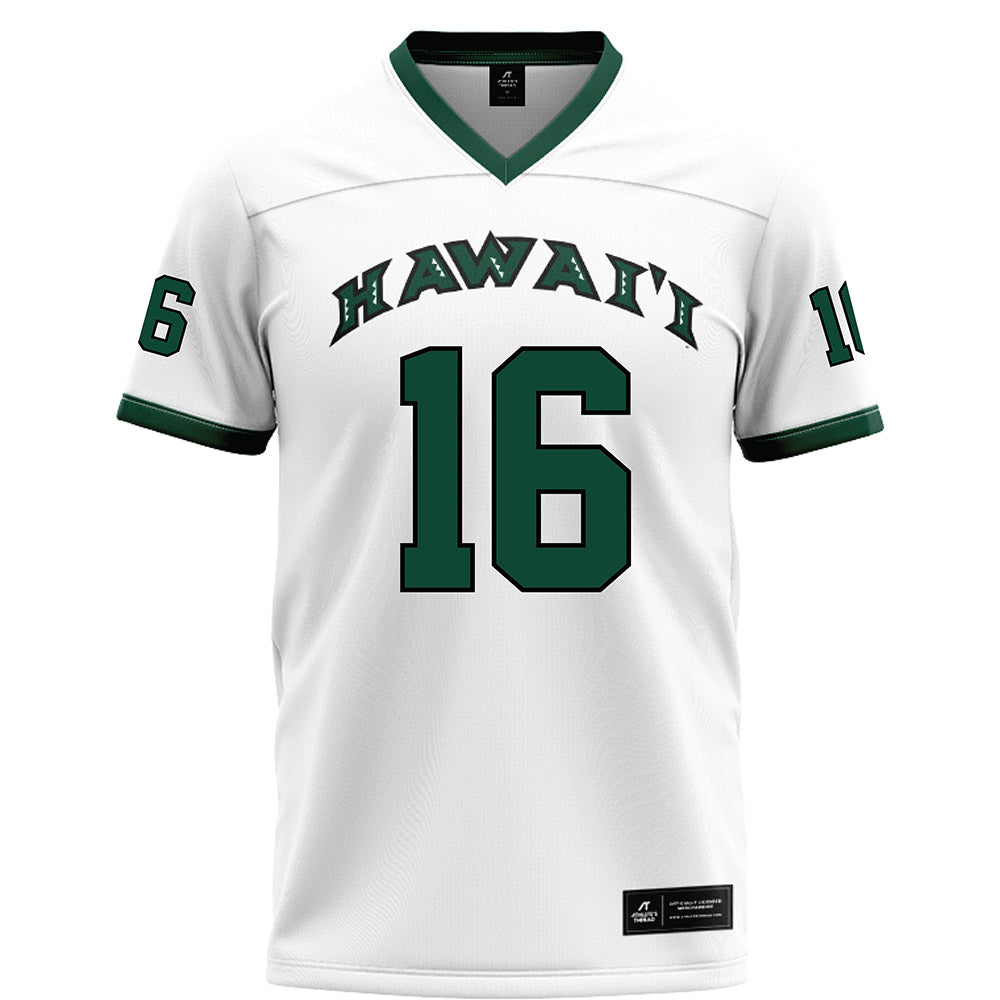 Hawaii - NCAA Football : Logan Taylor - Football Jersey