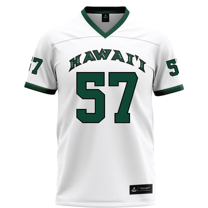 Hawaii - NCAA Football : Jackie Johnson III - Football Jersey