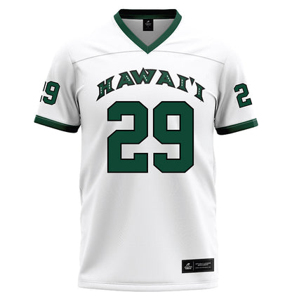 Hawaii - NCAA Football : Kilinahe Mendiola-Jensen - Football Jersey