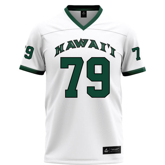Hawaii - NCAA Football : Judah Kaio - White Football Jersey-0