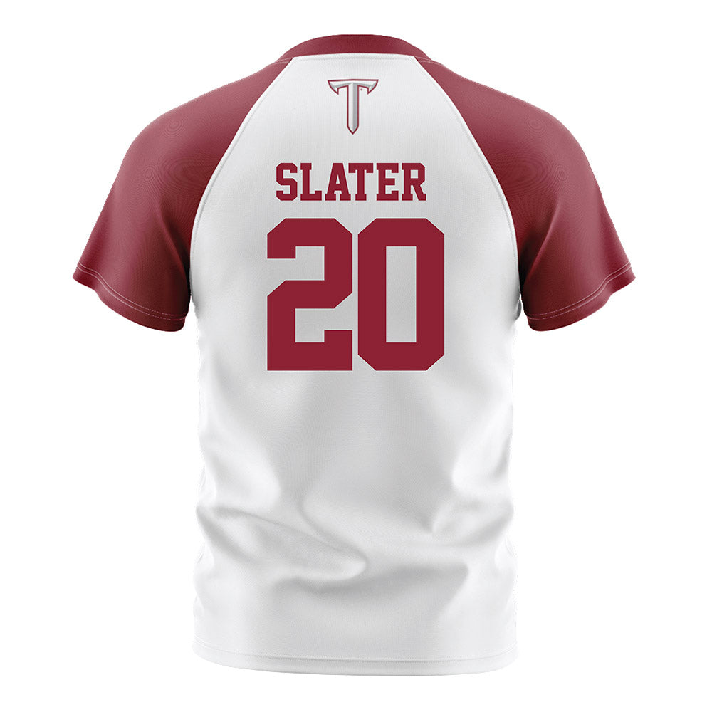Troy - NCAA Women's Soccer : Brooke Slater - White Soccer Jersey-1