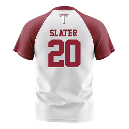 Troy - NCAA Women's Soccer : Brooke Slater - White Soccer Jersey-1