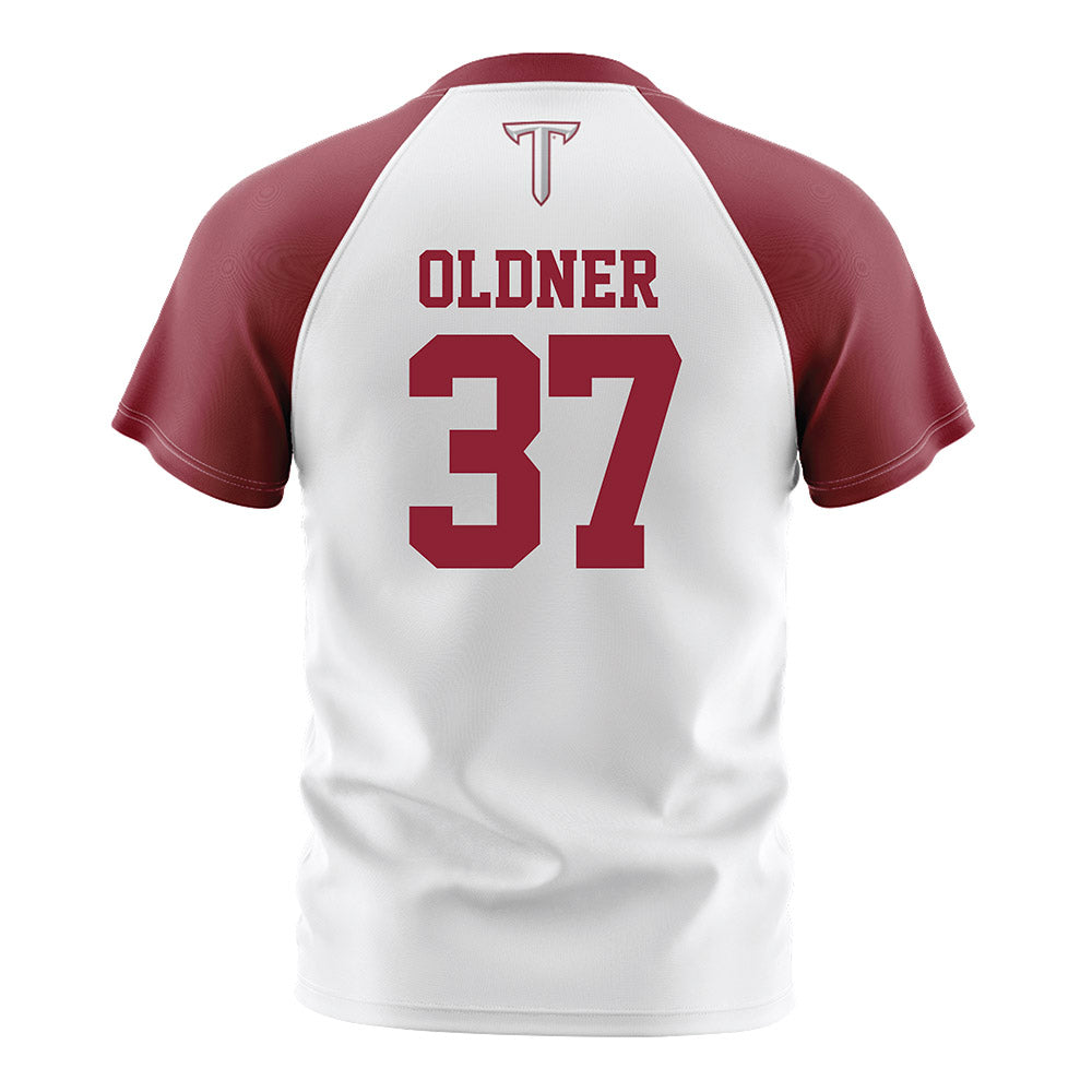 Troy - NCAA Women's Soccer : Melanie Oldner - White Soccer Jersey-1