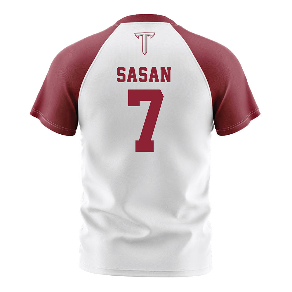 Troy - NCAA Women's Soccer : Sofia Sasan - White Soccer Jersey-1
