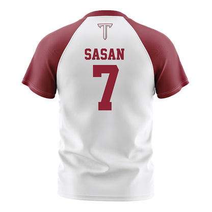 Troy - NCAA Women's Soccer : Sofia Sasan - White Soccer Jersey-1