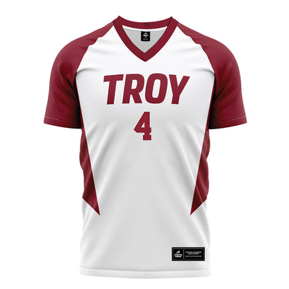 Troy - NCAA Women's Soccer : Imani Hamilton - White Soccer Jersey-0